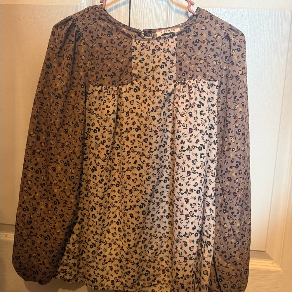 Floral Long Sleeve Blouse